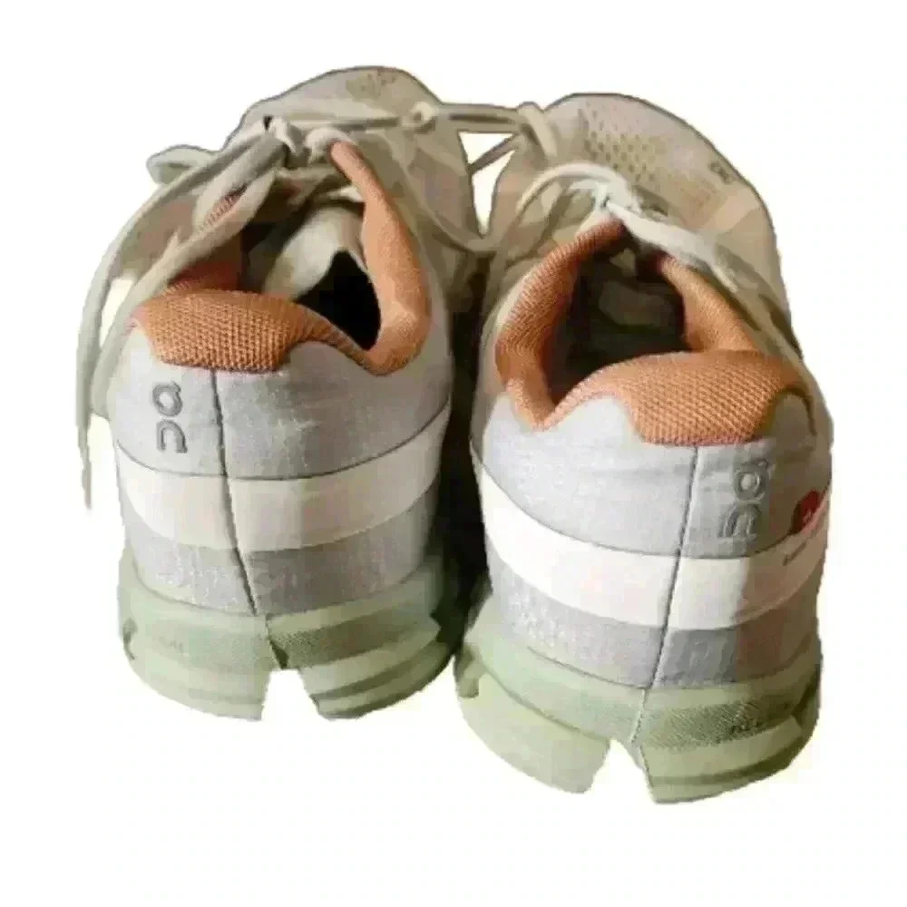 ON Running Women’s Cloudflow Running Shoes Aloe White Lightweight Performance 9
